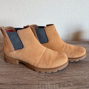 Women's Sorel Emelie III Waterproof Chelsea Boots | Size 8